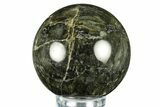 Flashy, Polished Labradorite Sphere - Great Color Play #266219-1